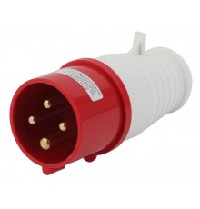 Вилка переносная 014 3Р+РЕ 16А 380В IP44  Б0032850  ЭРА