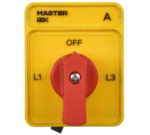 Переключатель кулачковый стандартная рукоятка 63А схема 98  MI-CS10-063-098  IEK