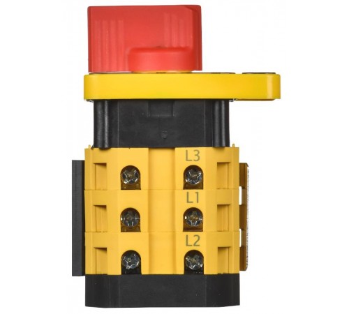 Переключатель кулачковый стандартная рукоятка 63А схема 98  MI-CS10-063-098  IEK