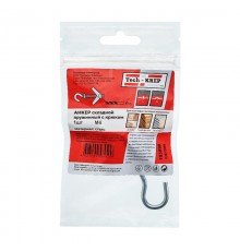 Анкер складной пружинный с крюком М4 (1 шт) - пакет ( 0,016 кг)  103898  Tech-KREP