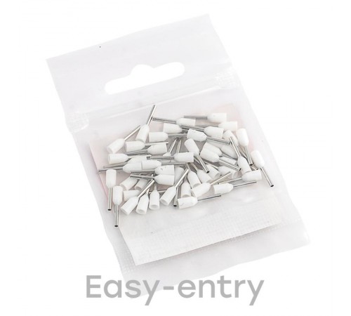 Наконечник штыревой втулочный изолированный НШвИ 0,5-8 (50шт.) EKF PROxima  nhvi-0.5-8  EKF