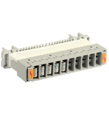 Магаз. грозоразрядников на 10 пар, плинт т.Krone, пустой  PLCAS-0A10P  ITK