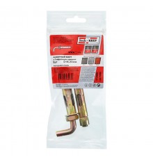 Анкерный болт с Г-обр. крюком HL 16x80 (2 шт) - пакет ( 0,266 кг)  112569  Tech-KREP