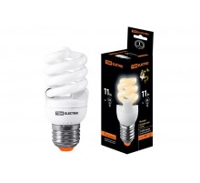 Лампа энергосберегающая КЛЛ-FSТ2-11 Вт-2700 К-Е27 (40х93 мм)  SQ0323-0061  TDM