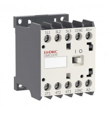 Миниконтактор YON DMC009 9A 4кВт AC3 3P кат. 220В AC 1НО  DMC009-3C10A230  DKC