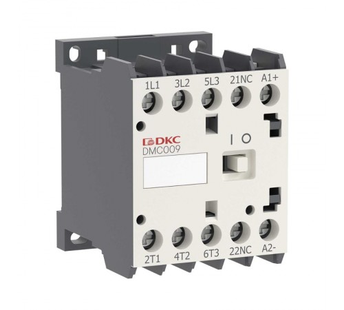 Миниконтактор YON DMC009 9A 4кВт AC3 3P кат. 220В AC 1НО  DMC009-3C10A230  DKC