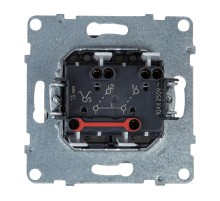 SUNO Выключатель двухклавишный 10А 250В. Безвинтовые зажимы. Цвет "Слоновая кость"  721205  Legrand