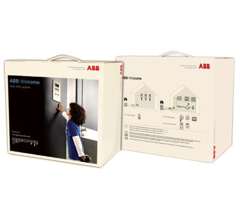 Комплект домофона со станцией вызова, мини, АУ 4,3 с трубкой2TMA070140N0088 ABB