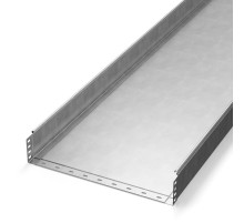 Лоток неперфорированный Стандарт INOX (AISI 304) 500х100х3000 (1,0 мм) (3 м/уп)  PR16.2322  Промрукав