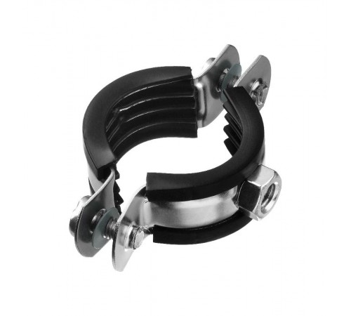 Хомут с резиновым уплотнителем и гайкой (3/8) 15-19мм- ярлык  136963  Tech-KREP