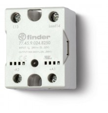 Твердотельное реле; выход 40А (24...240В АС); питание 230В AC; Функция "Включ.при пересечении нуля"; монтаж на панель  774582308250PAS  Finder