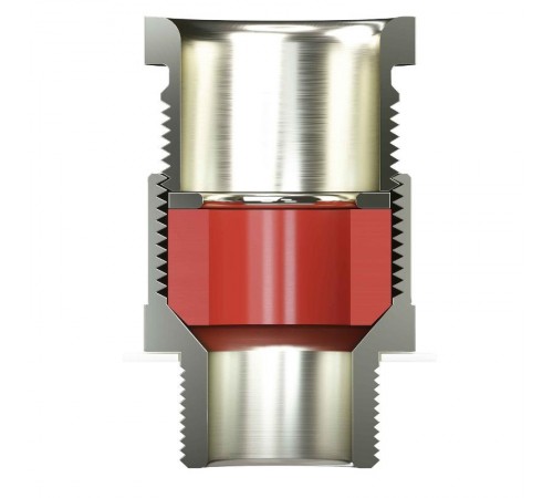 Взрывозащищенный кабельный ввод серии КН для небронированного кабеляМ90х2 D:62,8-71мм. Никелированная латунь IP66/IP68  KH9MHK  DKC