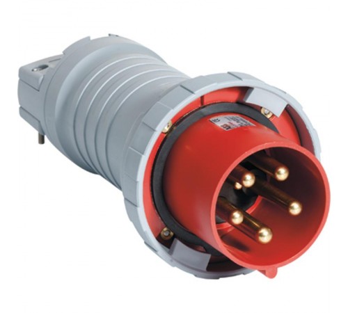 Вилка кабельная 4125P6W. 125А. 3P+N+E. IP67. 6ч  2CMA166828R1000  ABB