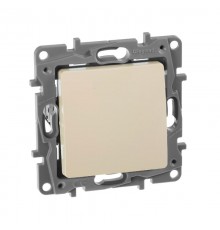 Etika Слоновая кость Кнопка автоматическая 6А  672314  Legrand