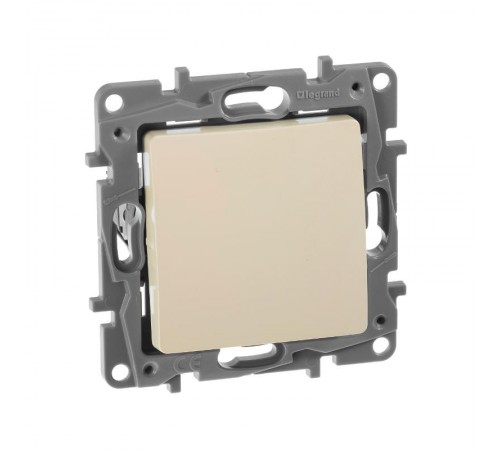 Etika Слоновая кость Кнопка автоматическая 6А  672314  Legrand