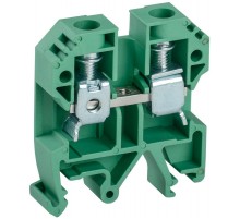 Клемма винтовая КВИ-10мм2 зеленая  YZN30-010-K06  IEK