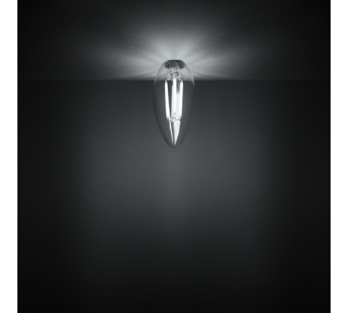 Лампа светодиодная Basic Filament Свеча 4,5W 420lm 4100К Е14 LED 1/10/50  1031215  Gauss