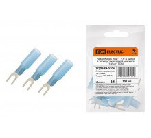 Наконечник НВИ-Т 2,5-4 вилка в термоусаживаемой манжете (100шт)  SQ0589-0104  TDM