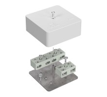 Коробка огнестойкая распределительная для кабель-канала 40-0450-FR6.0-4-6-Р Е15-Е60 75х75х30 IP42 разветвительная  40-0450-FR6.0-4-6-Р  Промрукав