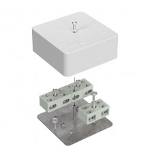 Коробка огнестойкая распределительная для кабель-канала 40-0450-FR6.0-4-6-Р Е15-Е60 75х75х30 IP42 разветвительная  40-0450-FR6.0-4-6-Р  Промрукав