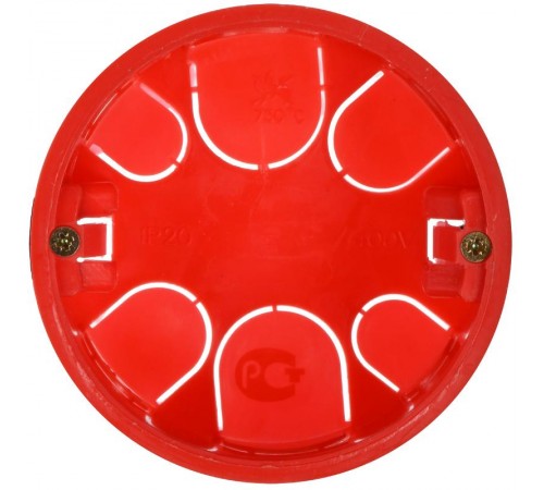 Коробка распределительная с/у 80х40 КМ41025 пластиковые лапки (для полых стен)  UKG01-080-040-000-P  IEK