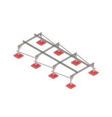 Опорная конструкция для установки оборудования TECHNORAPTOR FOOT 1500х3500  KM-TR-F-SSEI-1500-3500  КМ - профиль