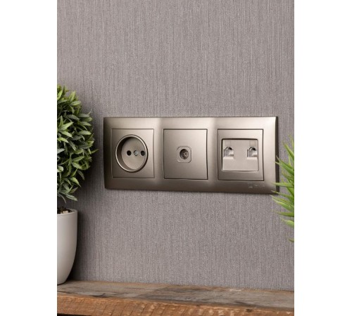 Валенсия Рамка 3-местная кашемир EKF   EWM-G-303-40   EKF