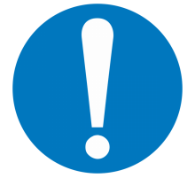 Знак M 11 "Общий знак (прочие предписания)" ф200 мм, пластик ГОСТ Р 12.4.026-2001  pn-m-11  EKF