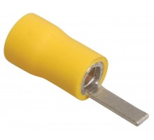 Наконечник плоский штыревой НпИш 4,0-6,0 желтый (100шт)   UNL30-L23-A48  IEK