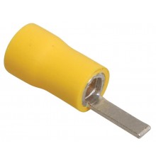 Наконечник плоский штыревой НпИш 4,0-6,0 желтый (100шт)   UNL30-L23-A48  IEK