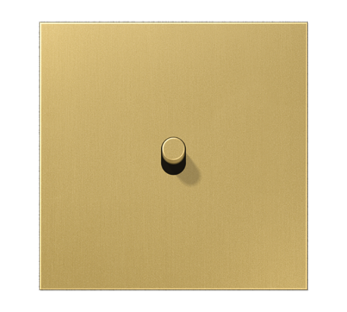 Центральная плата, 1 пост, 1 тумблер, цилиндр; металл; латунь classic; LS1912  ME12-0CR25  Jung