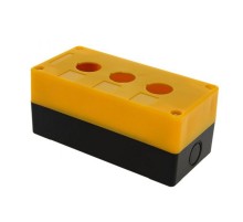 Корпус КП103 пластиковый 3 кнопки желтый EKF PROxima  cpb-103-o  EKF