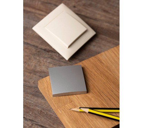 Валенсия лицевая панель выключателя 1-кл. 10А сталь EKF PROxima   ESV10-L-021-30   EKF