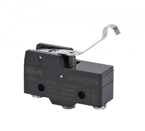 Миниатюрный конц. вык. 1НО1НЗ шарнирного крюкового типа  34032DEK  DEKraft