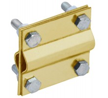 Зажим заземл. крест. стержень-стержень латунь  ZGC43-40-1-16  IEK