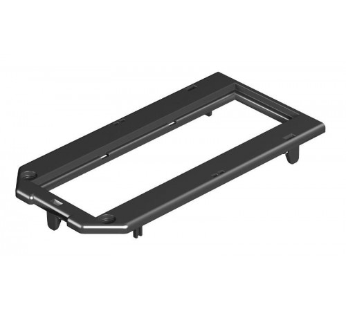 Накладка для электроустановочных изделий Modul45 147x76 мм (полиамид,черный)  7407360  OBO Bettermann