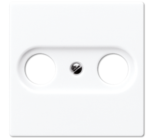 Крышка для TV-FM-розеток, фиксация винтом; дюропласт; белый; A500  A561PLTVWW  Jung