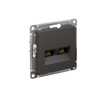 AtlasDesign Базальт Розетка 2-ая компьютерная RJ45+RJ45, кат.5Е, механизм  ATN001485  SE