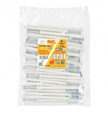 Дюбель-гвоздь YZ цилиндр. манжета нейлон 8x120 (40 шт)- пакет  147523  Tecfi