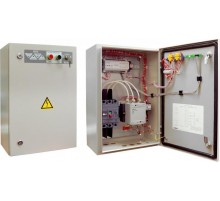 Шкаф контрольно-пусковой для автоматического и ручного управления асинхронным двигателем с короткозамкнутым ротором до 10 кВт  ШКП-10 (IP54)  Болид