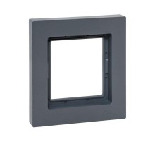 1 - местная рамка, IP44, графит, пластик Эпика  UP1-FPG-01-44 EKF