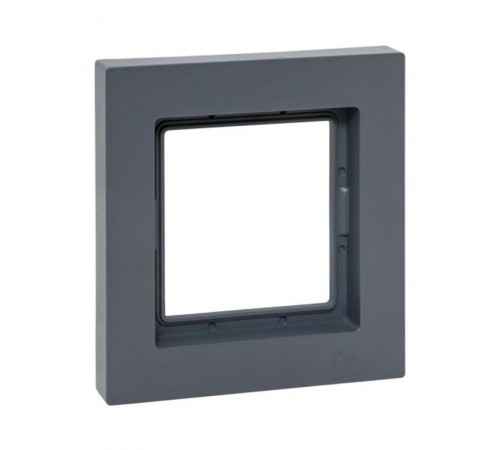 1 - местная рамка, IP44, графит, пластик Эпика  UP1-FPG-01-44 EKF