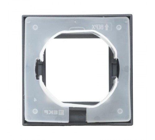 1 - местная рамка, IP44, графит, пластик Эпика  UP1-FPG-01-44 EKF