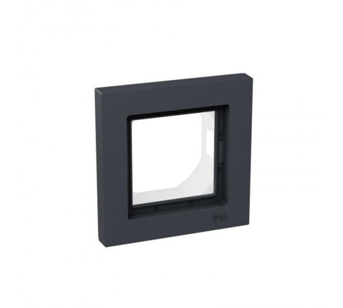1 - местная рамка, IP44, графит, пластик Эпика  UP1-FPG-01-44 EKF