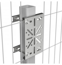 Комплект крепление монтажной пластины к опорам ограждений HDZ  PR80.08123  Промрукав