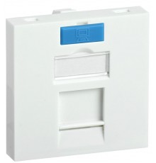 Вставка 45х45мм для 1 мод. Keystone Jack с маркером  CS6-12M  ITK