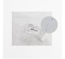 Дюбель-хомут для круглого кабеля (5-10мм), нейлон, белый, (DIY упаковка 10шт.)  39337  STEKKER