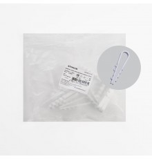 Дюбель-хомут для круглого кабеля (5-10мм), нейлон, белый, (DIY упаковка 10шт.)  39337  STEKKER