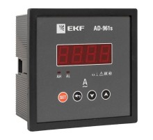 Амперметр AD-961s цифровой на панель 96x96 (квадратный вырез) однофазный в коротком корпусе PROxima  AD-961s  EKF