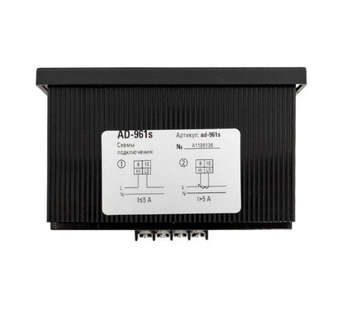 Амперметр AD-961s цифровой на панель 96x96 (квадратный вырез) однофазный в коротком корпусе PROxima  AD-961s  EKF